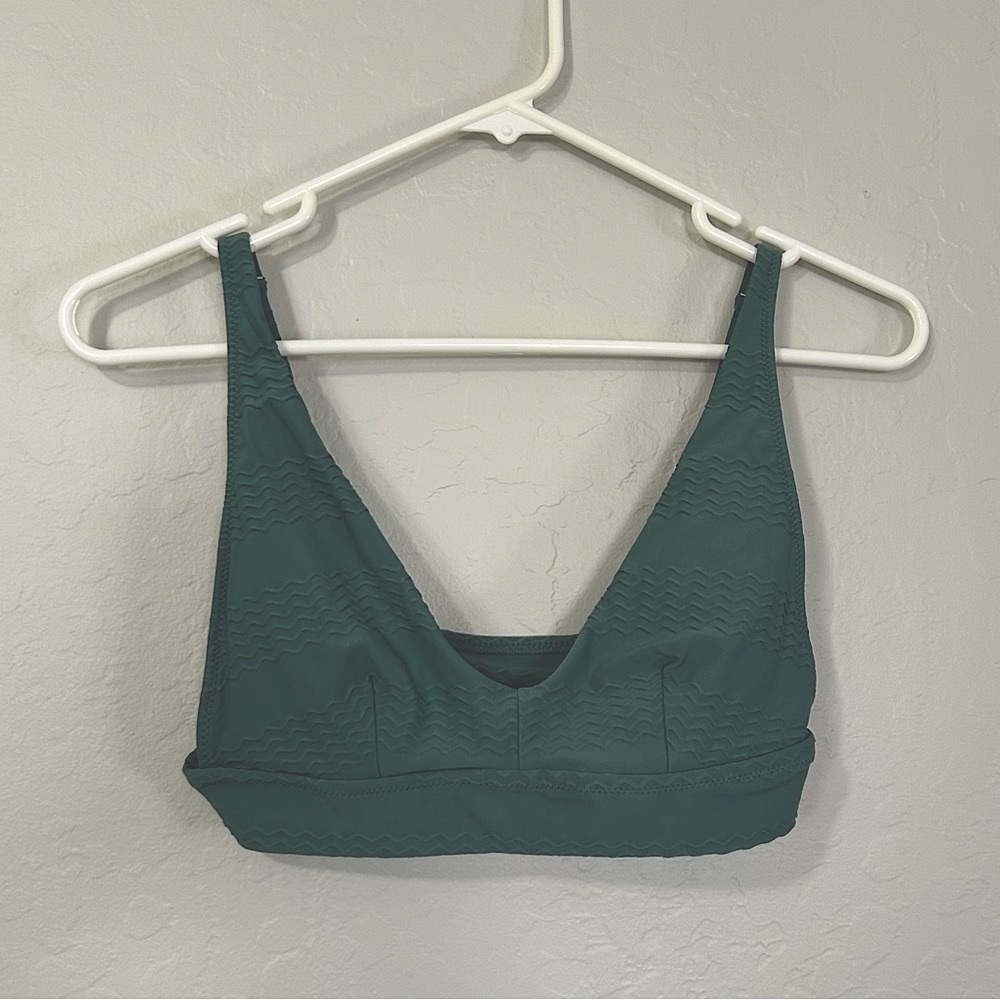 Aerie Scoop Green Bikini Top